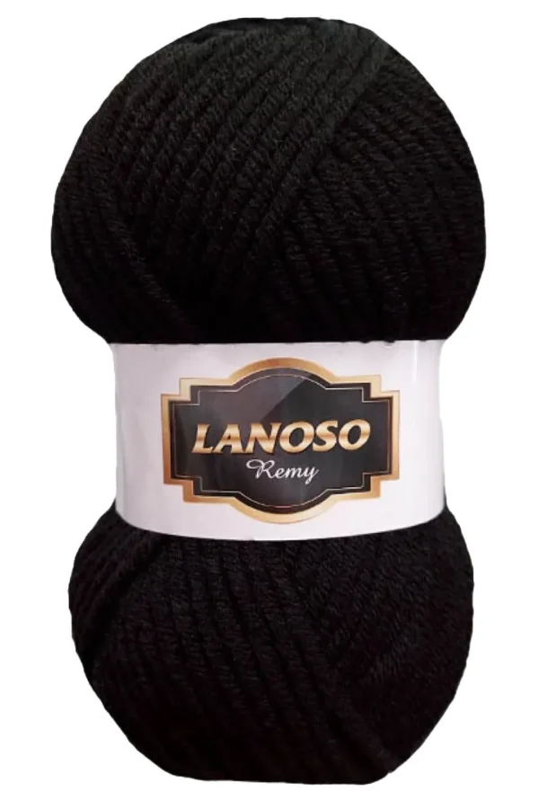 Lanoso Remy Siyah El Örgü İpliği 960