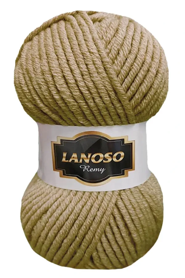 Lanoso Remy Taş Rengi El Örgü İpliği 909