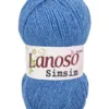 Lanoso Simsim Bebe Mavi Simli Örgü İpliği 940 Lanoso Simsim Bebe Mavi Simli Örgü İpliği 940