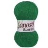 Lanoso Simsim Çimen Yeşil Simli Örgü İpliği 920