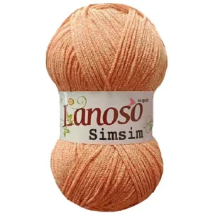 Lanoso Simsim Somon Simli Örgü İpliği 934