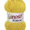Lanoso Simsim Yumurta Sarısı Simli Örgü İpliği 913