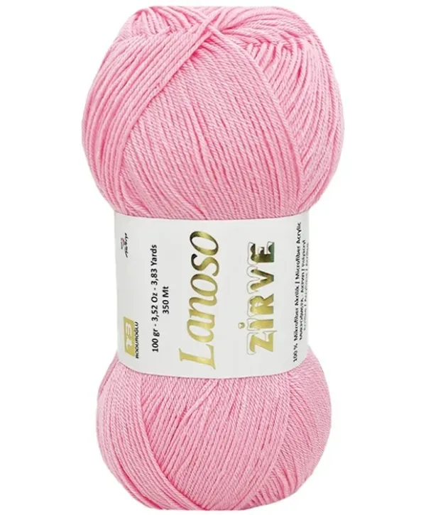 Lanoso Zirve Pembe El Örgü İpliği 933