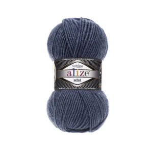 SUPERLANA MIDI 203 denim melanj