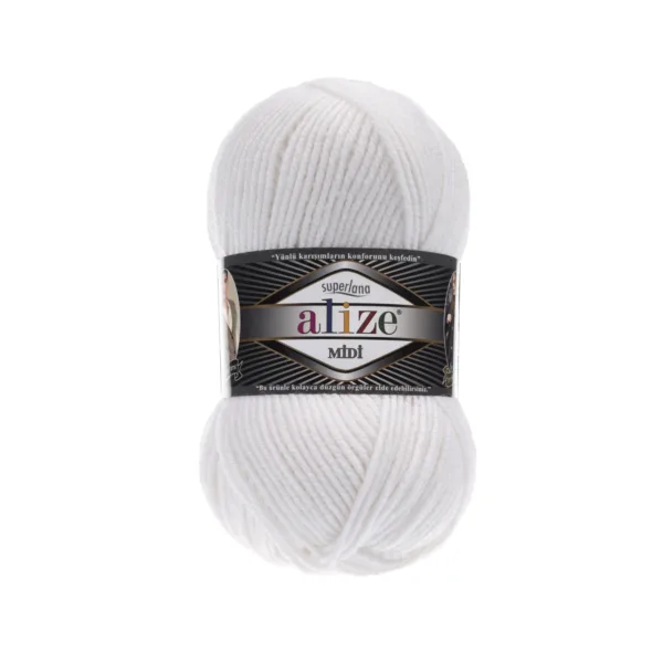 SUPERLANA MIDI 55 beyaz