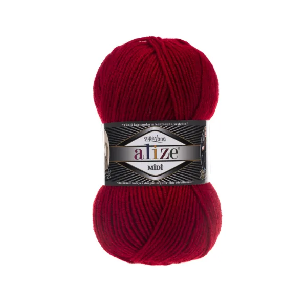 SUPERLANA MIDI 56 kirmizi