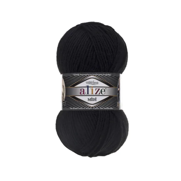 SUPERLANA MIDI 60 siyah